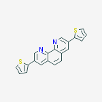 Structure of 3,8-(dithiophen-2-yl)-1,10-phenanthroline