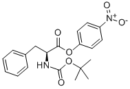 BOC-L-苯胺-4-硝基苯酯结构式