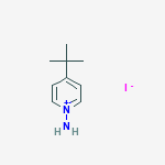 1-amino-4-tert-butylpyridinium iodide结构式