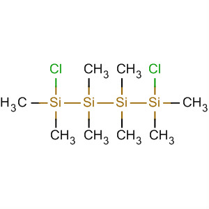 Structure of Tetrasilane, 1,4-dichloro-1,1,2,2,3,3,4,4-octamethyl-