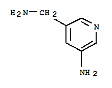 5-(氨基甲基)吡啶-3-胺结构式