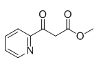 Structure of 3-OXO-3-PYRIDIN-2-YLPROPIONIC ACID METHYL ESTER