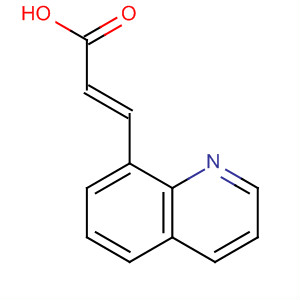 2-Propenoic acid, 3-(8-quinolinyl)-, (2E)-结构式
