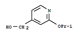 Structure of 4-Pyridinemethanol,2-(1-methylethoxy)-
