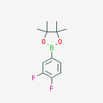 Structure of 2-(3,4-DIFLUOROPHENYL)-4,4,5,5-TETRAMETHYL-1,3,2-DIOXABOROLANE