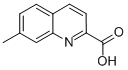 2-Quinolinecarboxylicacid, 7-methyl-结构式