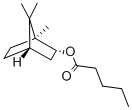 Structure of BORNYL VALERATE