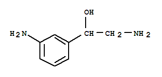 Structure of Benzenemethanol,3-amino-a-(aminomethyl)-