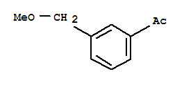 Structure of Ethanone,1-[3-(methoxymethyl)phenyl]-