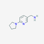 Structure of (6-pyrrolidin-1-ylpyridin-3-yl)methanamine