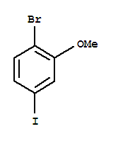 Structure of 2-bromo-5-iodoanisole