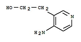 Structure of 3-Pyridineethanol,4-amino-