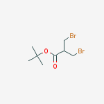 Structure of tert-butyl 3-bromo-2-(bromomethyl)propanoate