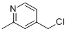 Structure of 4-(CHLOROMETHYL)-2-METHYLPYRIDINE