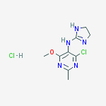 Structure of Moxonidine hydrochloride