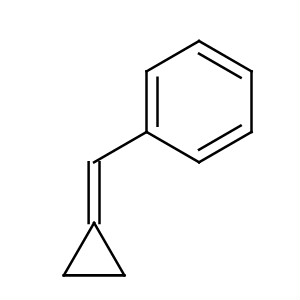 Benzene, (cyclopropylidenemethyl)-结构式