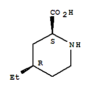 2-Piperidinecarboxylicacid, 4-ethyl-, (2S,4R)-结构式