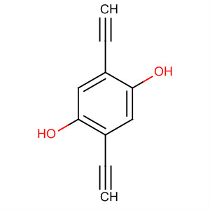 Structure of 1,4-Benzenediol, 2,5-diethynyl-