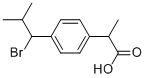 Structure of 2-[4-(1-Bromo-2-methyl-propyl)-phenyl]-propionic Acid