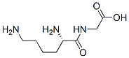 Chemical structure of L-Lys-Gly-OH
