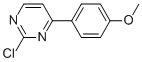 Structure of 2-Chloro-4-(4-methoxyphenyl)pyrimidine