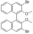 Structure of (R)-3,3-DIBROMO-2,2-DIMETHOXY-1,1-BINAPHTHYL