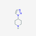 Structure of PIPERIDINE,4-(1H-1,2,3-TRIAZOL-1-YL)-