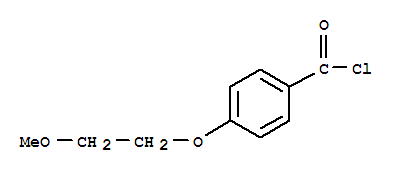 Benzoyl chloride,4-(2-methoxyethoxy)-结构式
