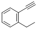 Structure of 1-ETHYL-2-ETHYNYL-BENZENE