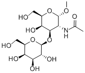 Gal1-β-3GalNAc1-α-OMe结构式