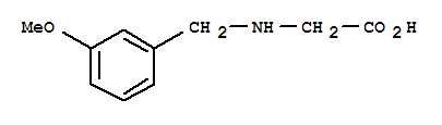 Structure of N-(3-methoxybenzyl)glycine