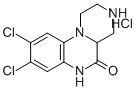 Structure of 8,9-DICHLORO-2,3,4,4A-TETRAHYDRO-1H-PYRAZINO[1,2-A]QUINOXALIN-5(6H)-ONE HYDROCHLORIDE