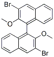 Structure of (R)-3,3-DIBROMO-2,2-DIMETHOXY-1,1-BINAPHTHYL