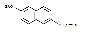 Structure of 2-NAPHTHALENEMETHANOL,6-ETHOXY-
