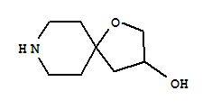 1-Oxa-8-azaspiro[4.5]decan-3-ol结构式