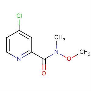 Structure of 2-Pyridinecarboxamide, 4-chloro-N-methoxy-N-methyl-