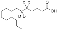 HEXADECANOIC-5,5,6,6-D4 ACID结构式