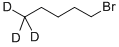 Structure of 1-BROMOPENTANE-5,5,5-D3