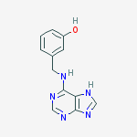 Structure of 3-[(9H-Purin-6-ylamino)methyl]phenol