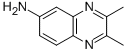 Structure of 2,3-DIMETHYL-6-QUINOXALINAMINE