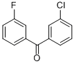 Structure of 3-CHLORO-3-FLUOROBENZOPHENONE