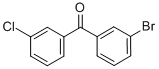 Structure of 3-BROMO-3-CHLOROBENZOPHENONE