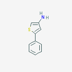 3-Thiophenamine, 5-phenyl-结构式