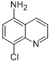 Structure of 8-CHLOROQUINOLIN-5-AMINE