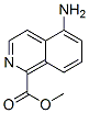 Structure of 1-Isoquinolinecarboxylicacid, 5-amino-, methyl ester