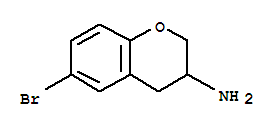Structure of 6-BROMO-CHROMAN-3-YLAMINE HYDROCHLORIDE
