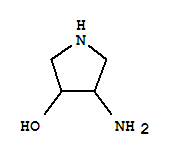 Structure of 3-Pyrrolidinol,4-amino-