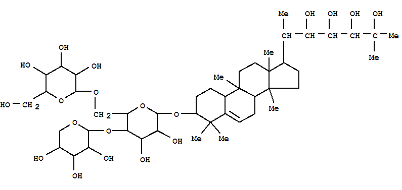 Chemical structure of MomordicosideB