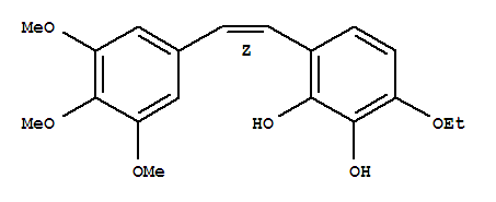 Structure of (Z)-3-Ethoxy-6-(3,4,5-Trimethoxystyryl)Benzene-1,2-Diol