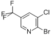 2-溴-3-氯-5-(三氟甲基)吡啶结构式